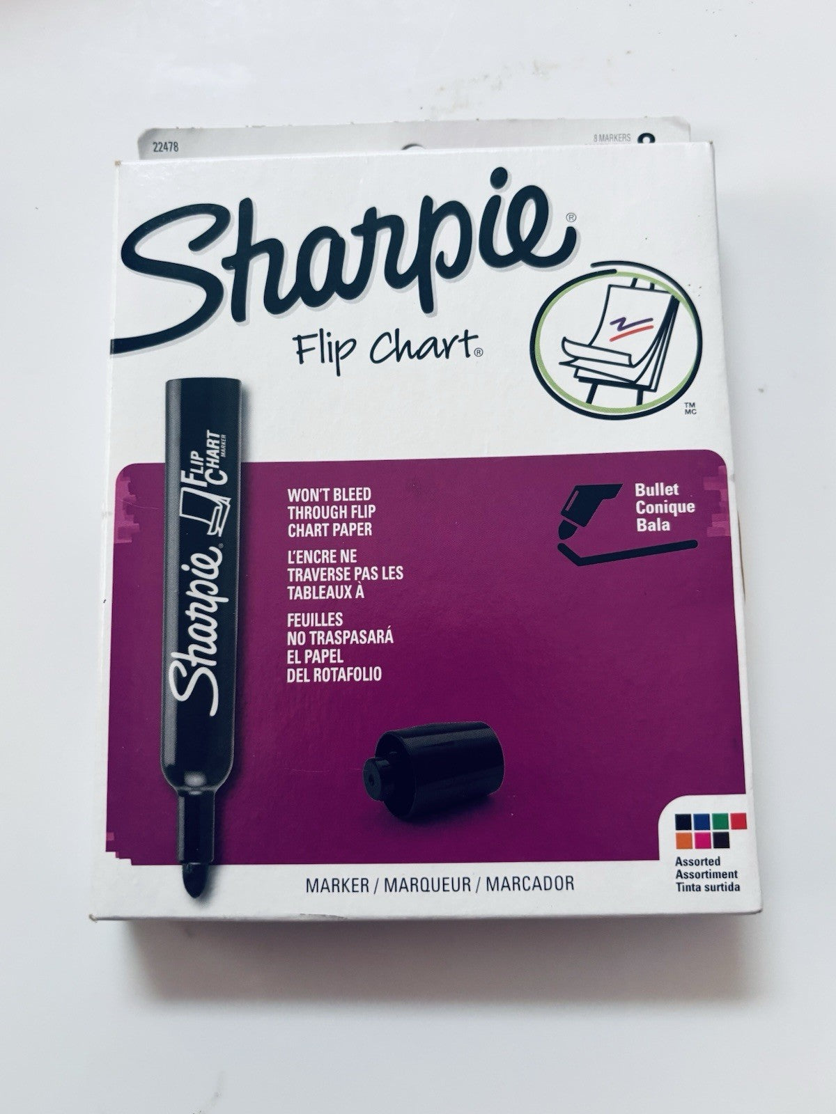 *SHARPIE Markers Assorted Colors 8-Pack with 2-Pack Yellow Highlighters