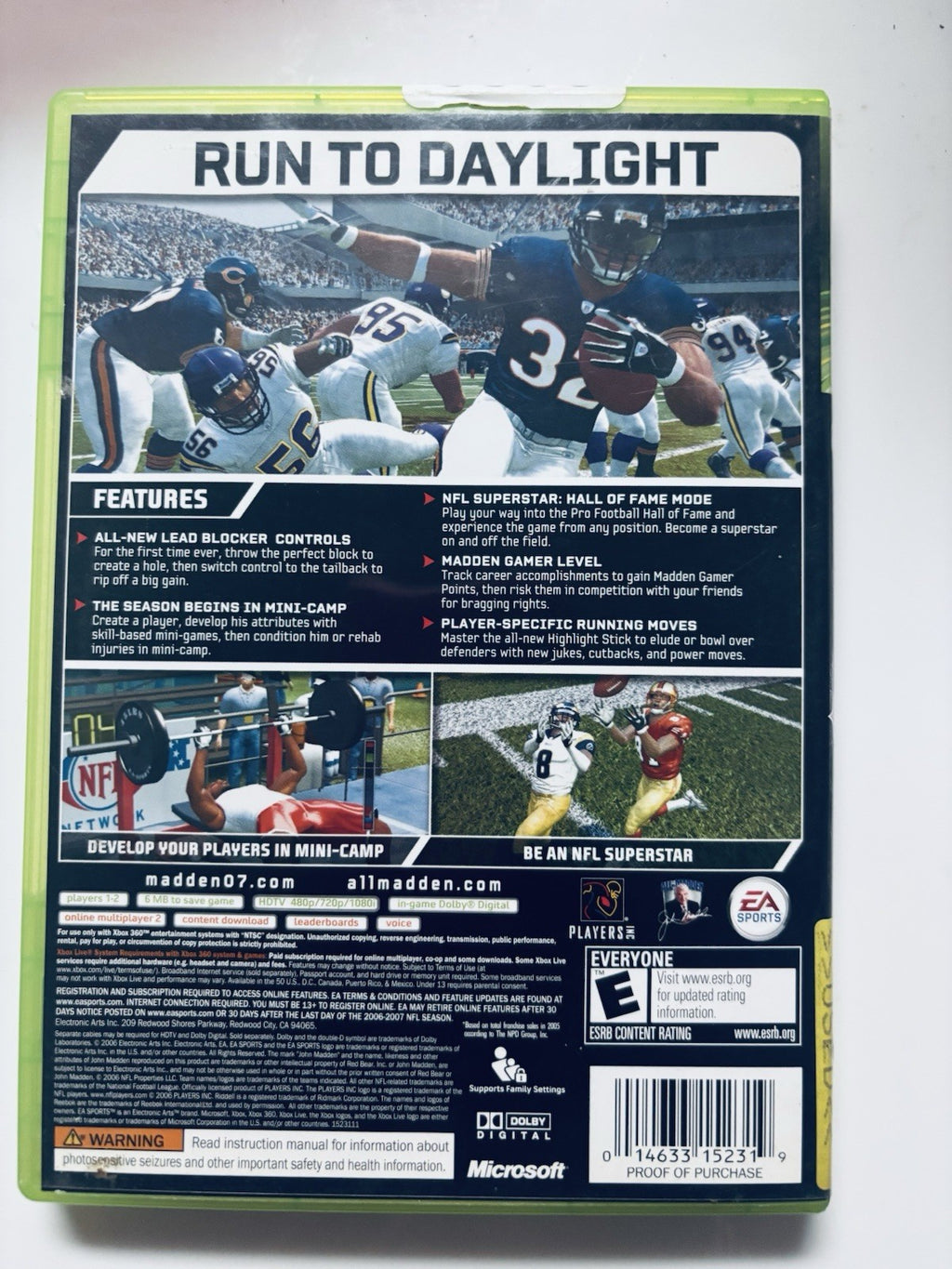 *Madden NFL 07 - Microsoft Xbox 360