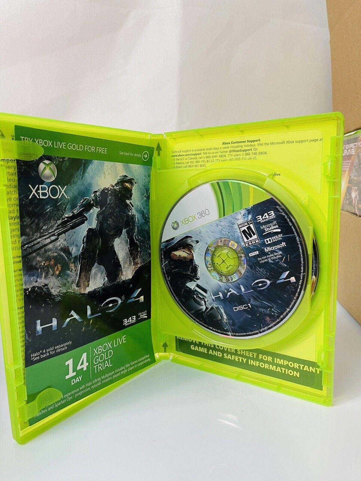 *Xbox 360 Halo-4 (2-Game Discs) 2012 EXCELLENT CONDITIOKIDDIN {IN OROGINAL CASE}
