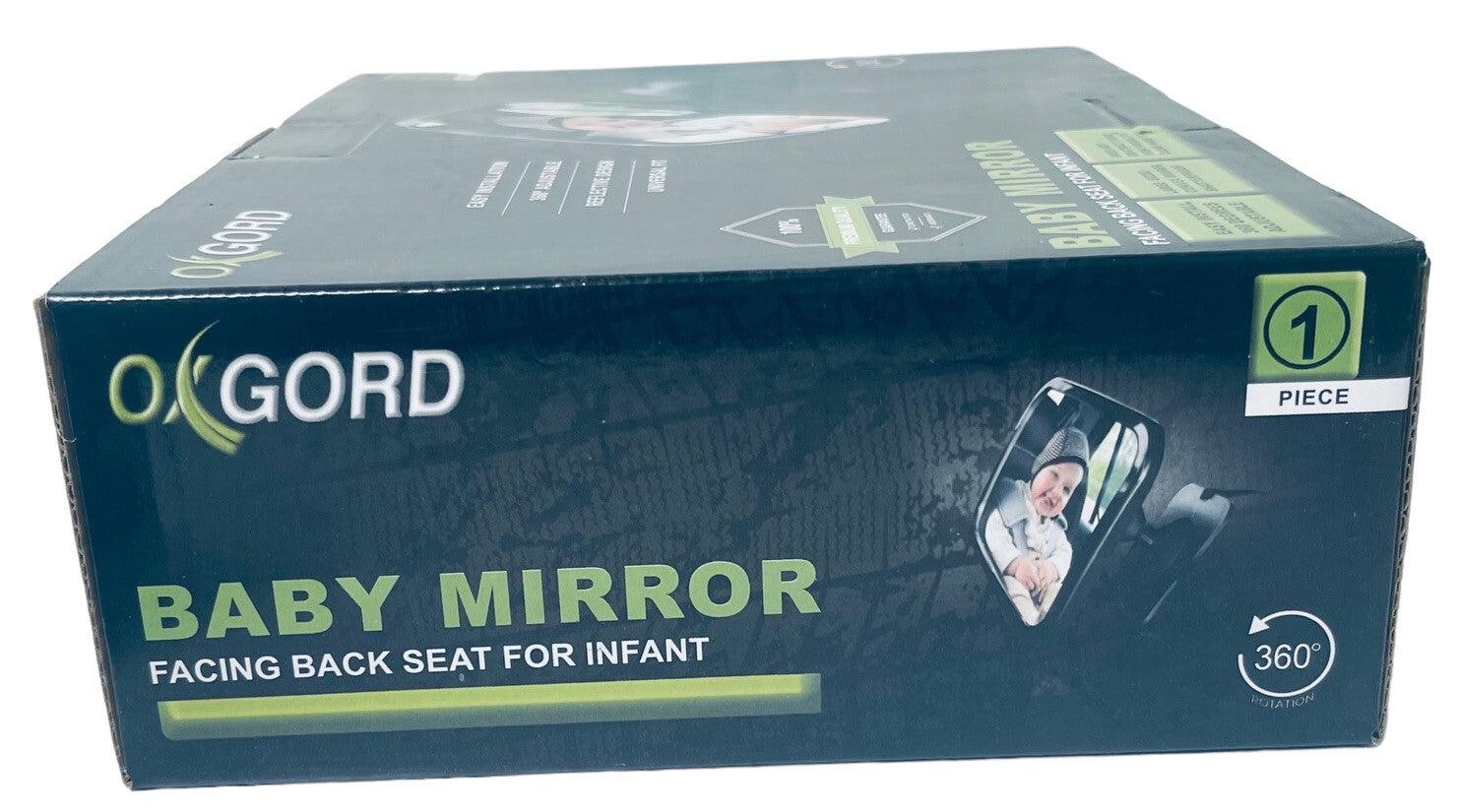 *AUTO BABY MIRROR FACING BACKSEAT FOR INFANT (1-PEICE) OXGORD NEW/FACTORY SEALED