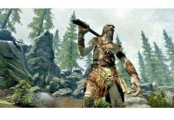 *Skyrim Xbox 360, The Elder Scrolls V: 2011 Includes Full Size Map "MINT"