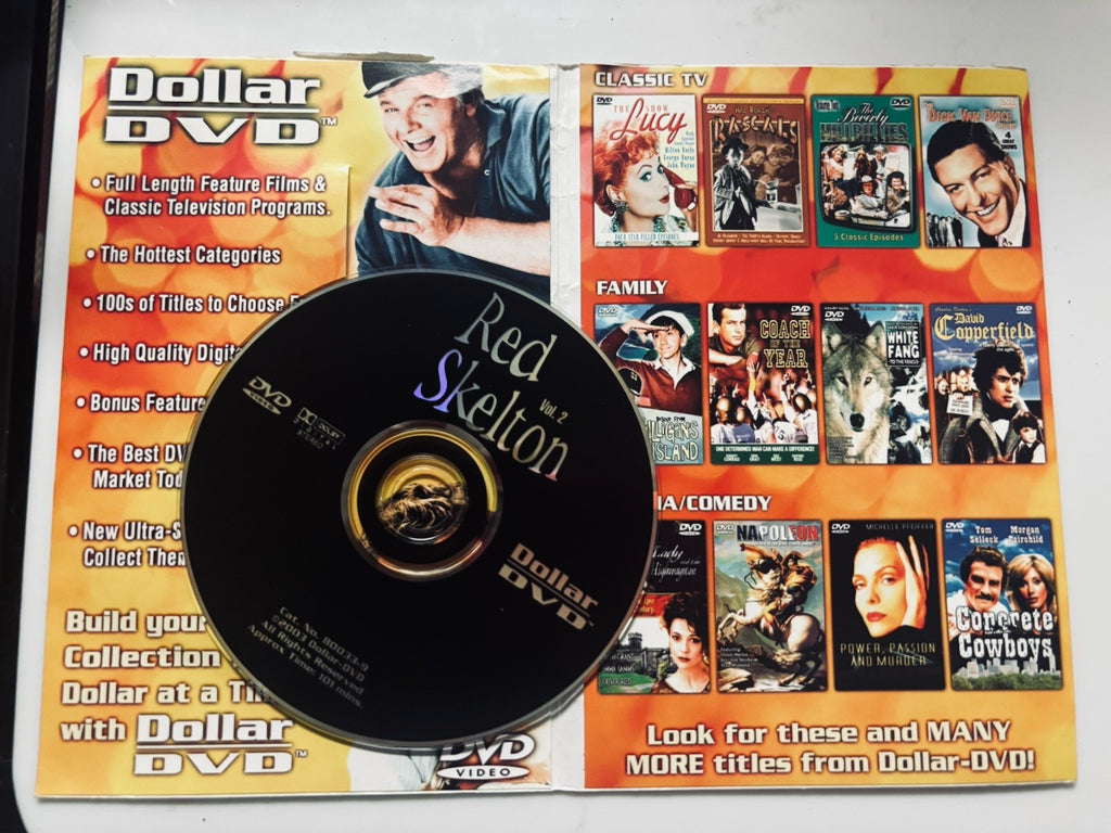 *Classic Red Skelton Comedy Collector's Series DVD - Disc Vol. 2 "Excellent"