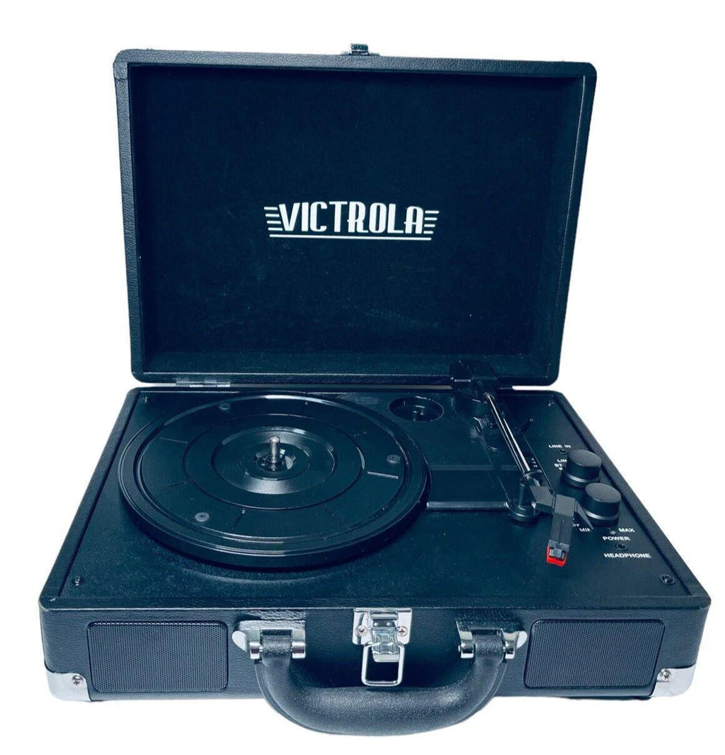 3-Speed Stereo Turntable - Black - Victrola VSC-550BT-BK - PARTS ONLY