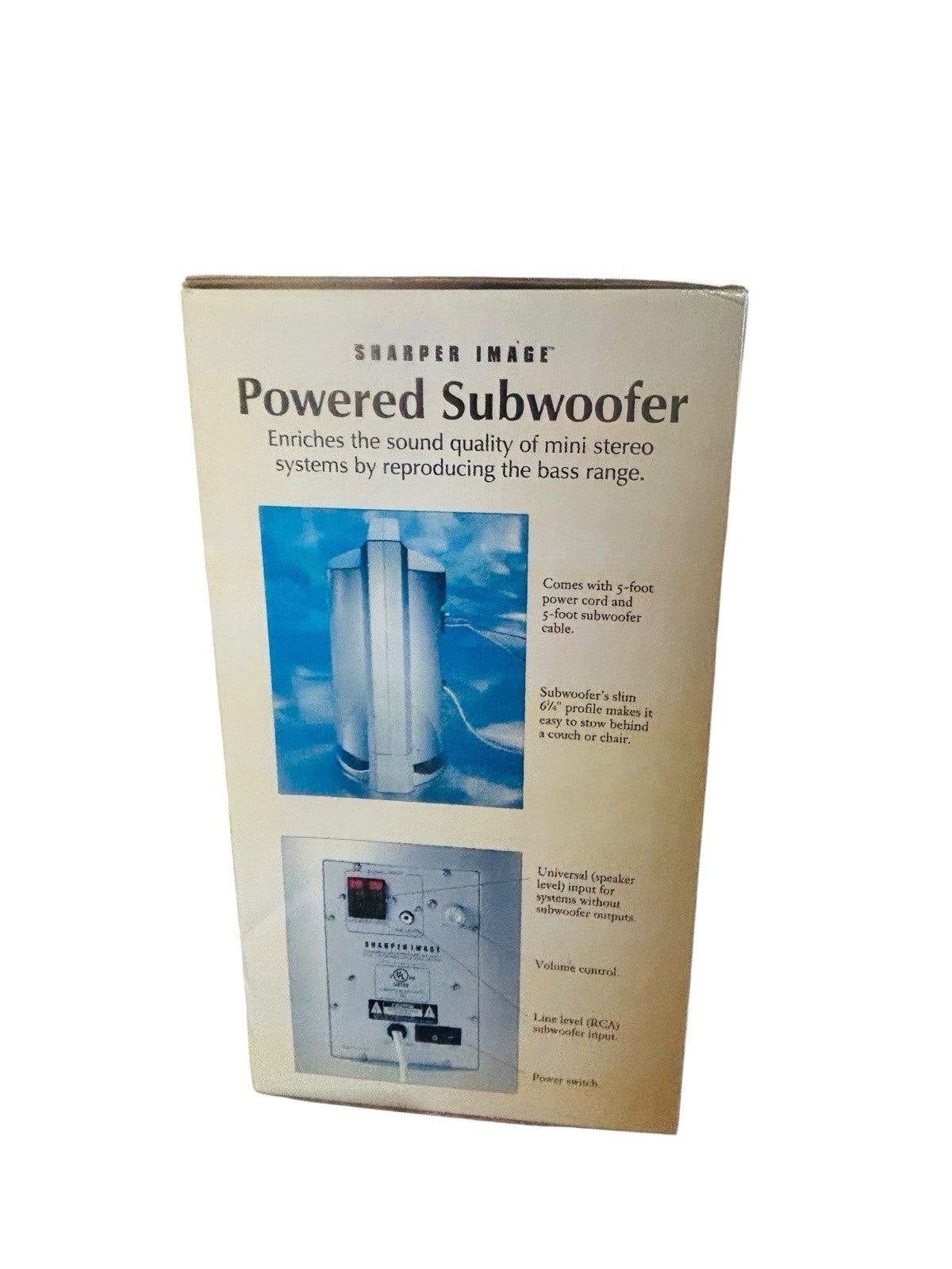 Sharper Image SA251 Passive Subwoofer