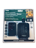 PRIME Remote Controlled Countdown Timer Outdoor w/ Two Grounded Plugs 0736448