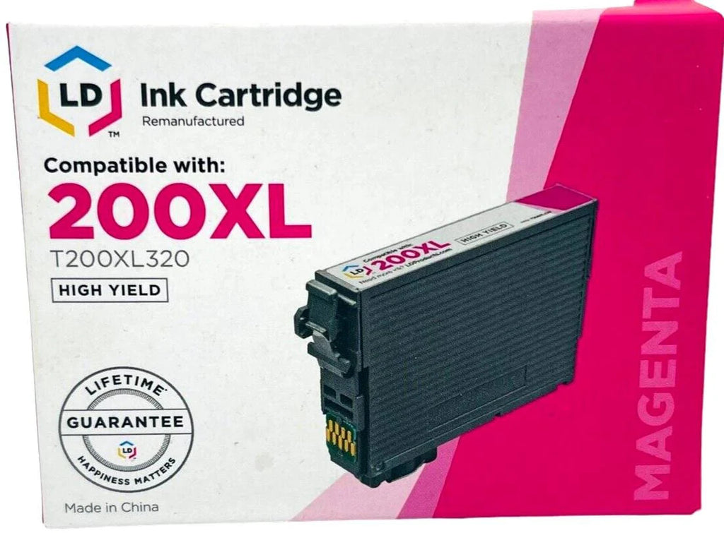 *MAGENTA Ink Cartridge TM Compatible with: 200XL T200XL320 HIGH YIELD - LD