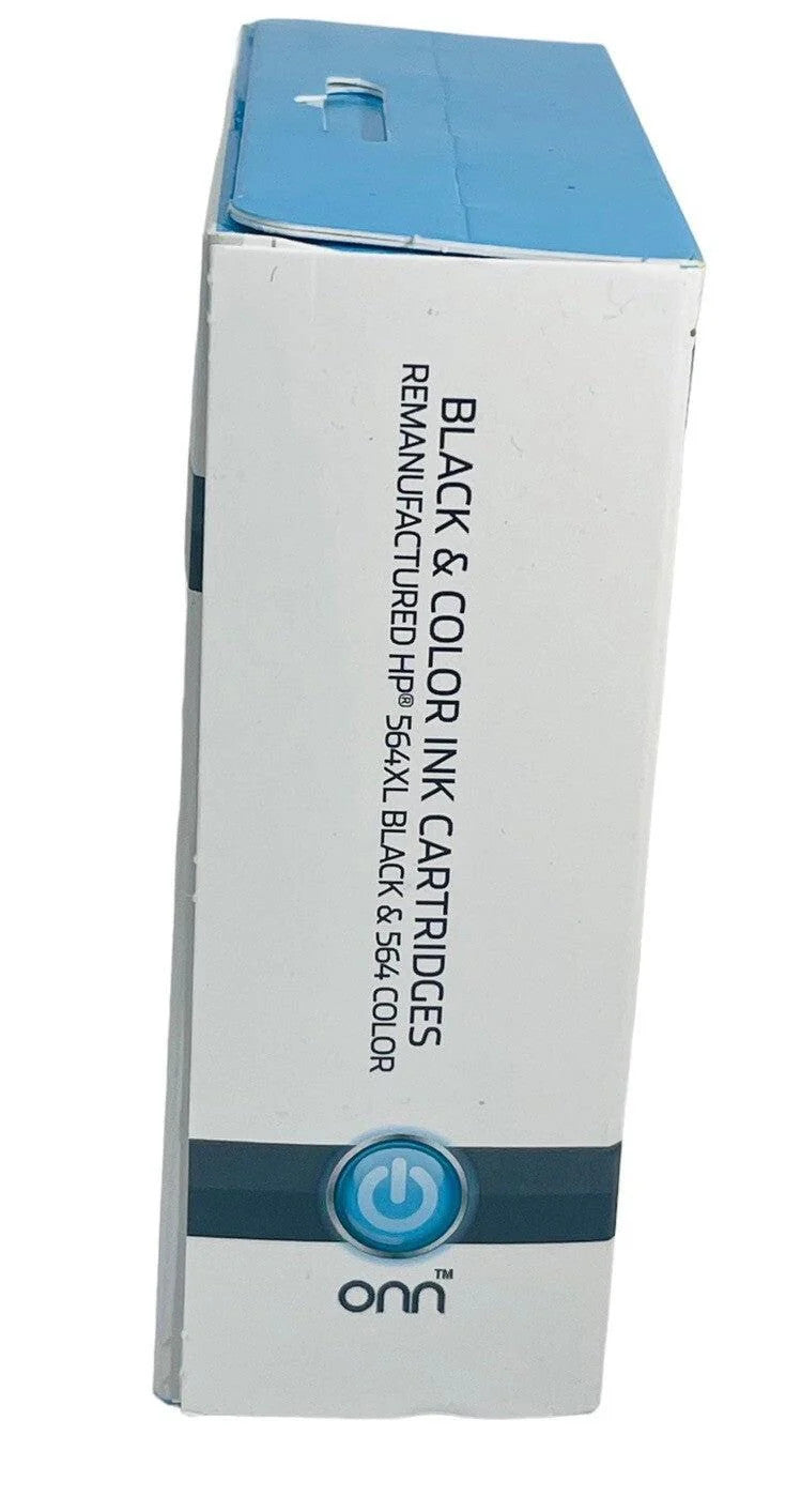 *onn Printer Ink Cartridges for HP (Black 564 XL + Color 564) 4 Cartridges