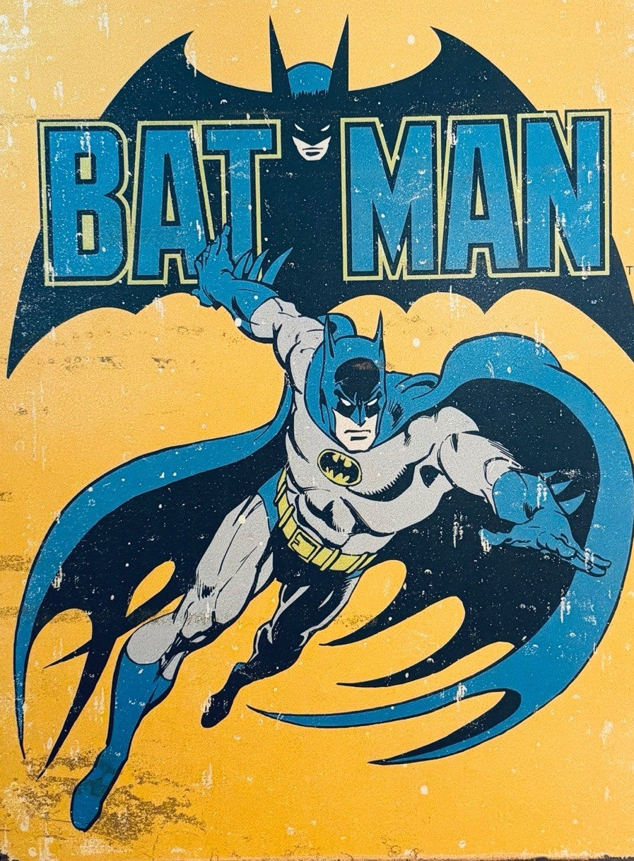 Vintage Style Batman Metal Tin Sign DC Comics Garage Man Cave Wall Decor