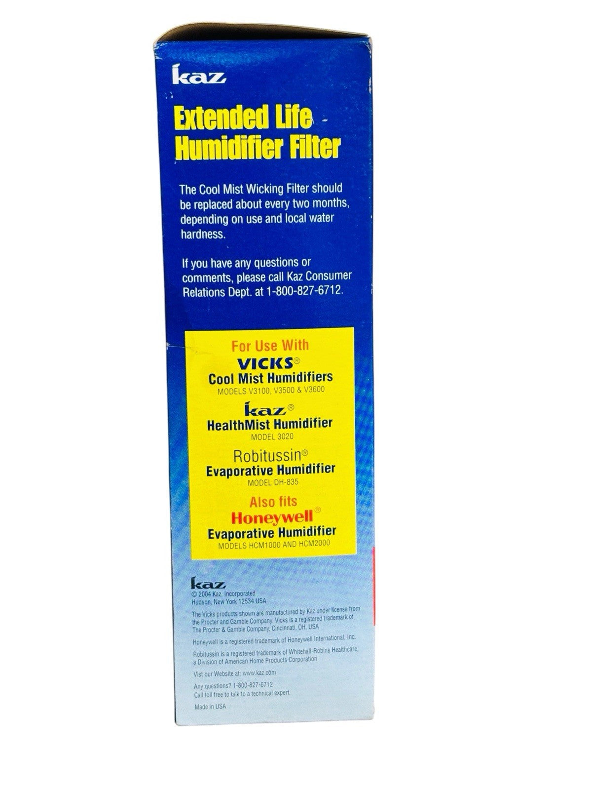 Kaz (WF2) Humidifier Filter Replacement, White