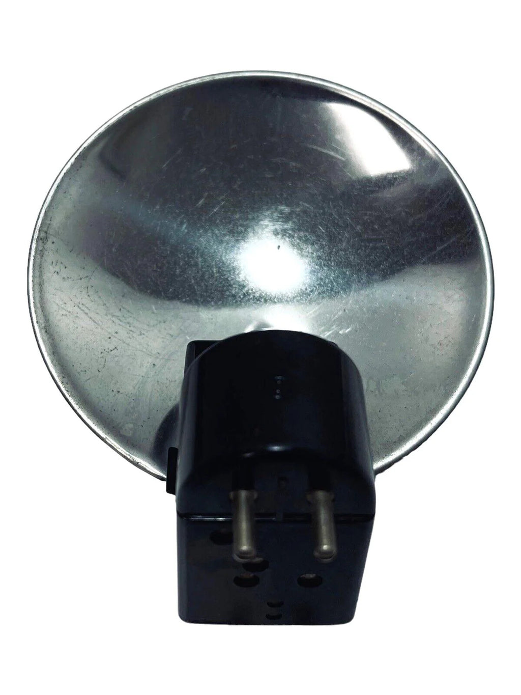 PHOTO FLASH BULB HOLDER NO. 11-OR - 4.5" X 4.5' ROUND, MADE IN USA~VINTAGE