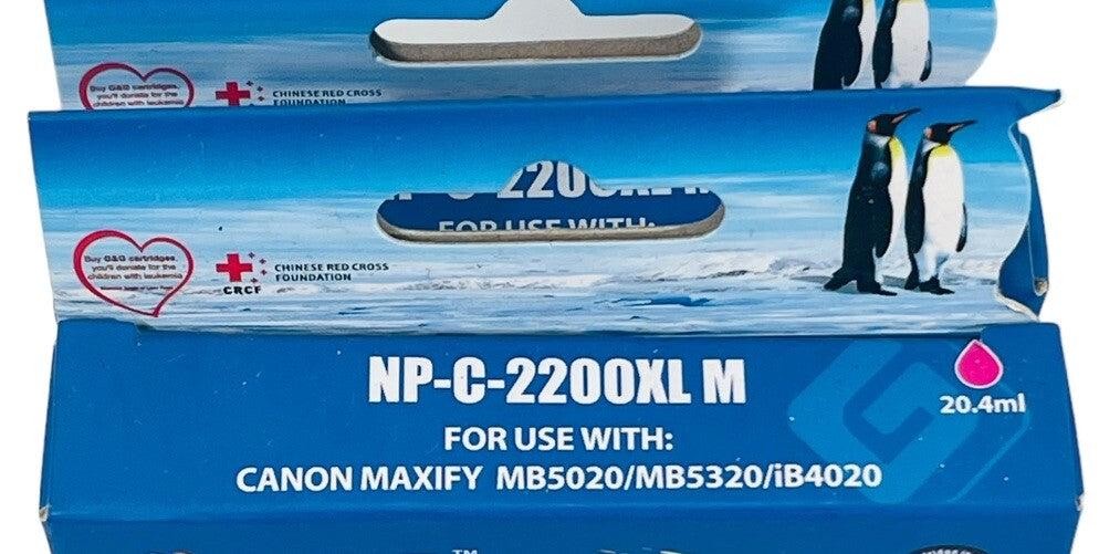 *G&G INK CARTRIDGE, COLOR-MAGENTA Model:NP-C-2200XL M