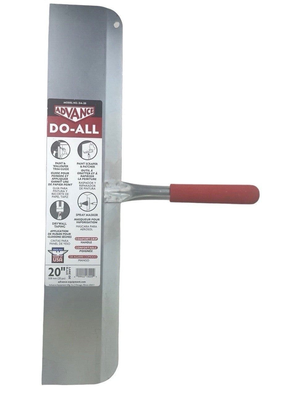 Advance Do-All Scraper 20" STEEL, Do-All HANDLE COFORT GRIP - Equipment DA-20