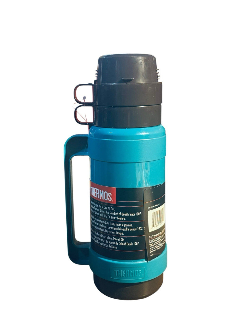 *Thermos Add-A-Cup 1-Quart (34 oz) Glass Vacuum Beverage Bottle.