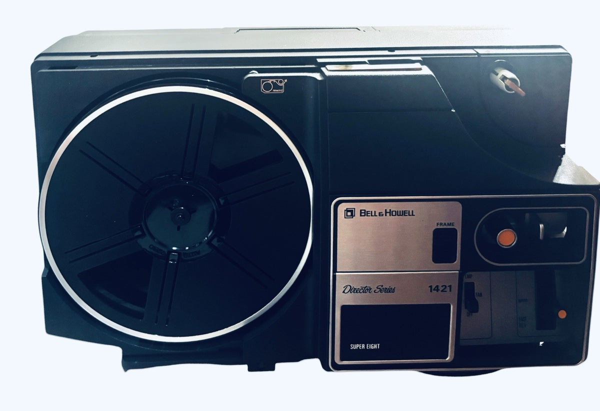 Bell & Howell 1421 Dual 8 Movie Projector Director Series, Manual/Original Box