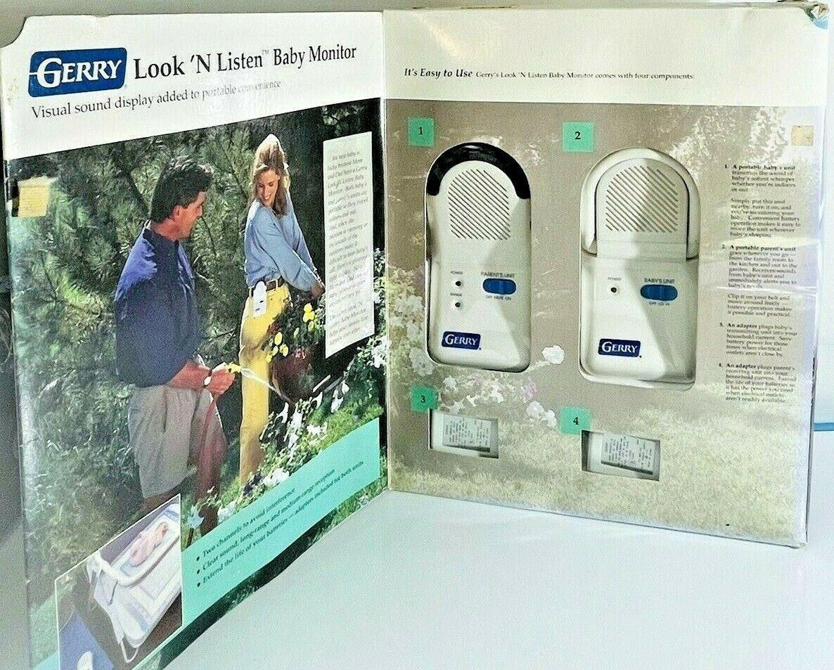 BABY MONITOR Look N Listen By: Gerry Baby Products VINTAGE, TESTED & WORKS GREAT