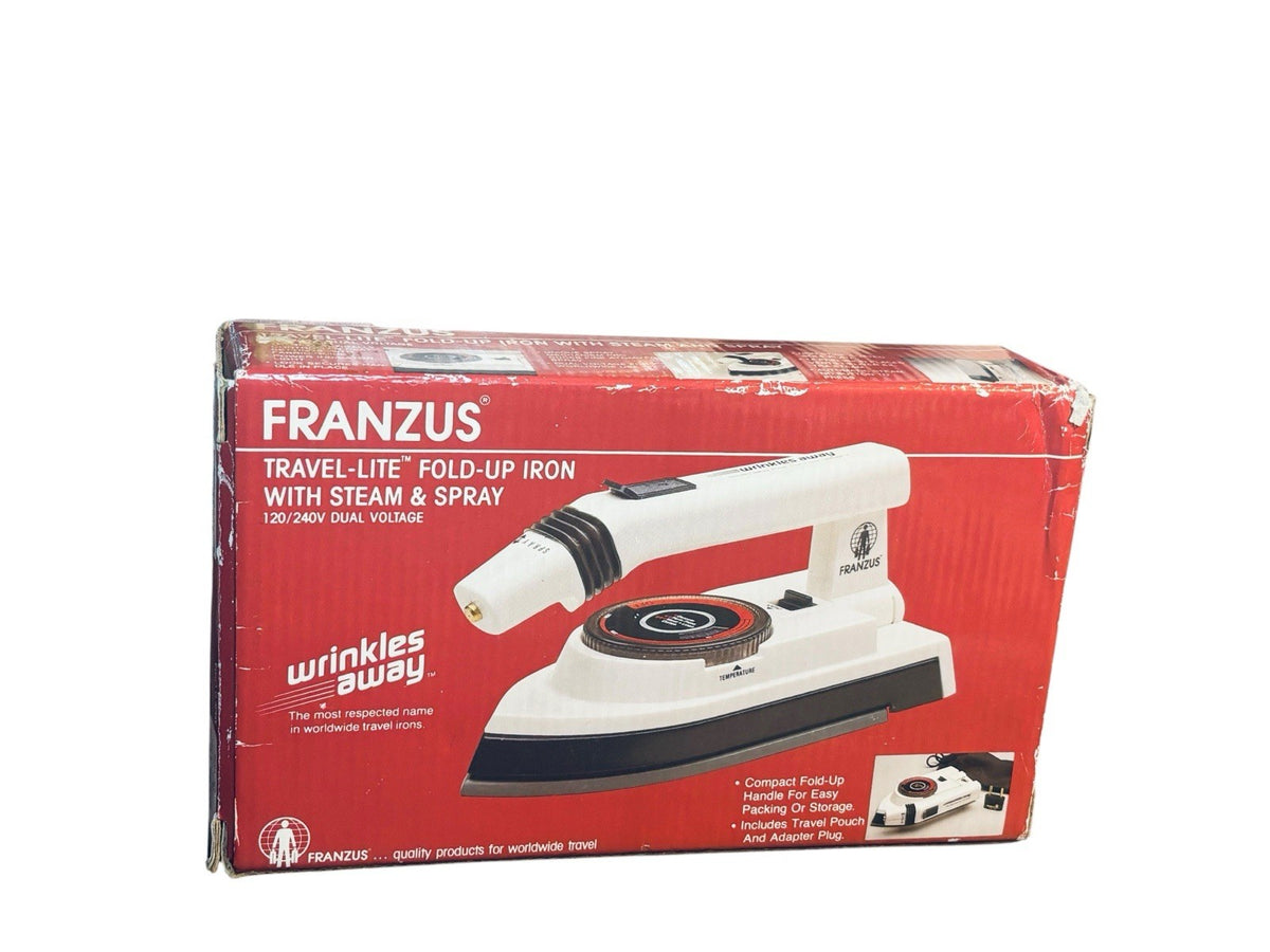 Franzus Travel Lite Fold Up Iron Steam And Spray Model LT15 120V/240V