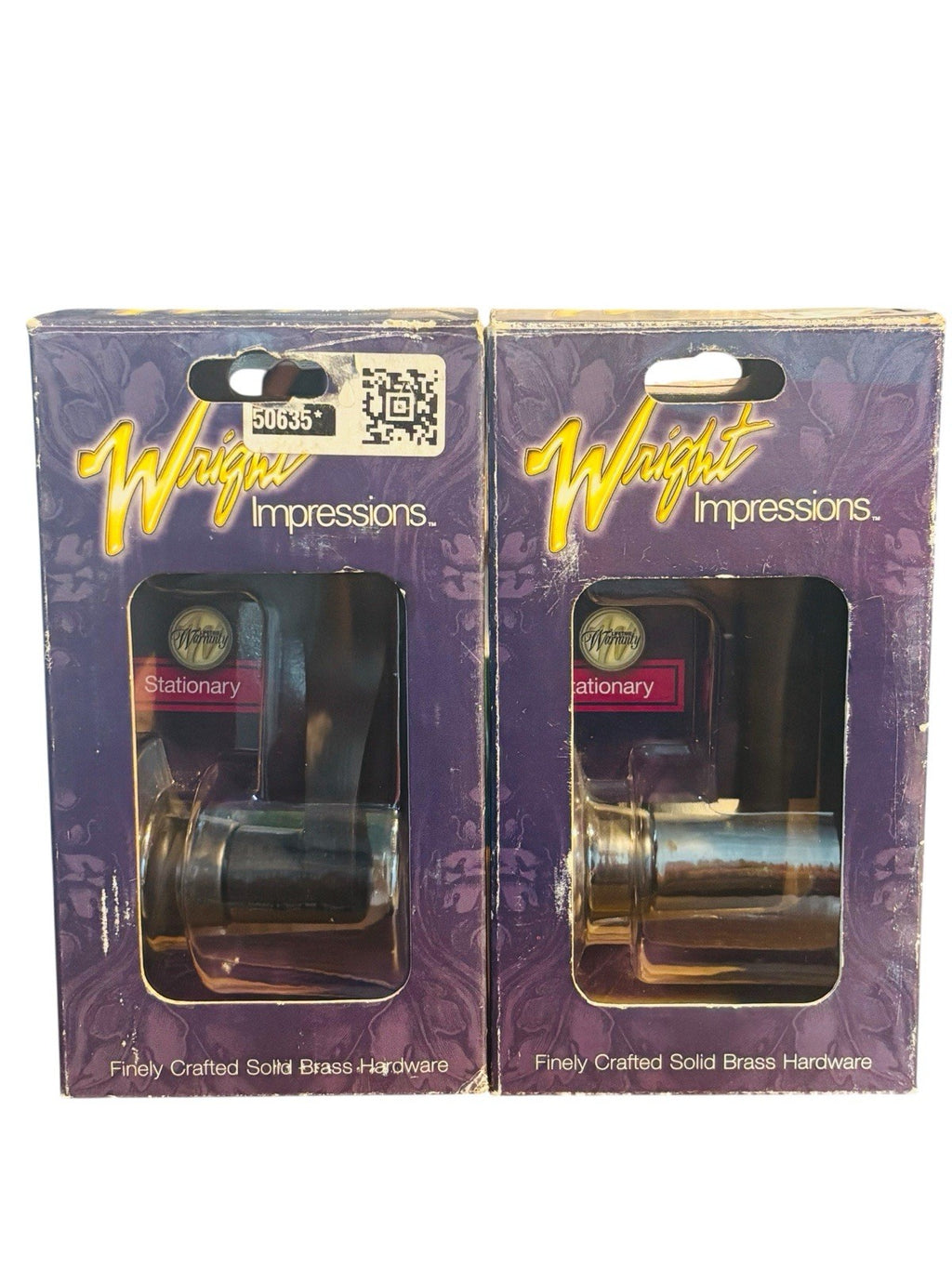 Wright Impressions Keyed Entry Door Brass Handle Set - Serenade