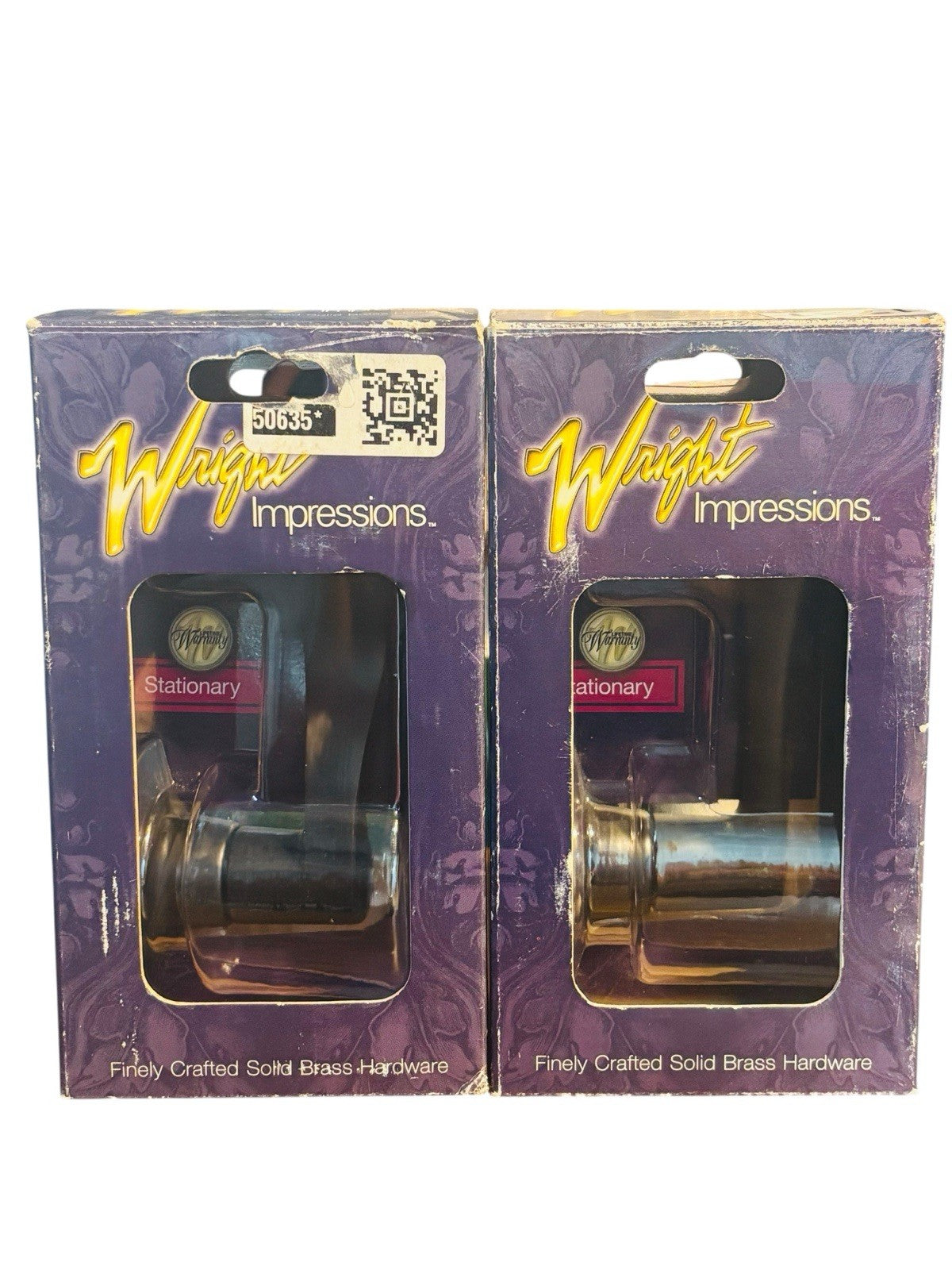 Wright Impressions Keyed Entry Door Brass Handle Set - Serenade