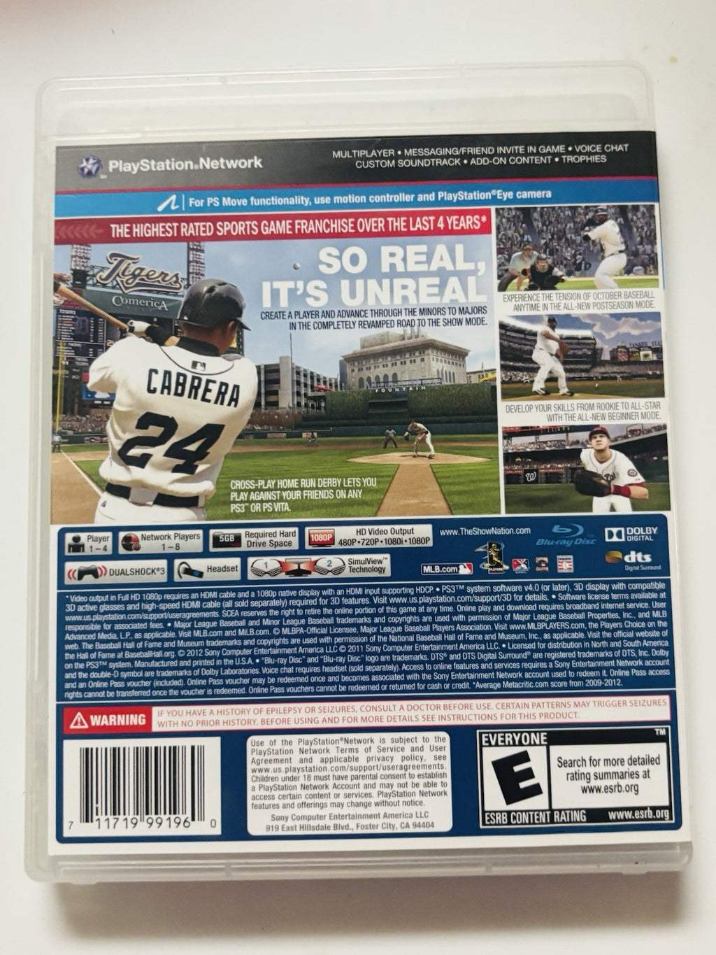 *PlayStation 3 MLB 13 The Show: (2013) with Activation Code Card Sony