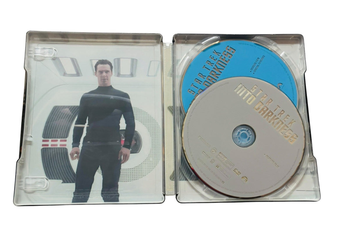 Star Trek Into Darkness RARE UK Blu-ray EMBOSSED STEELBOOK! w/ US DISC!!