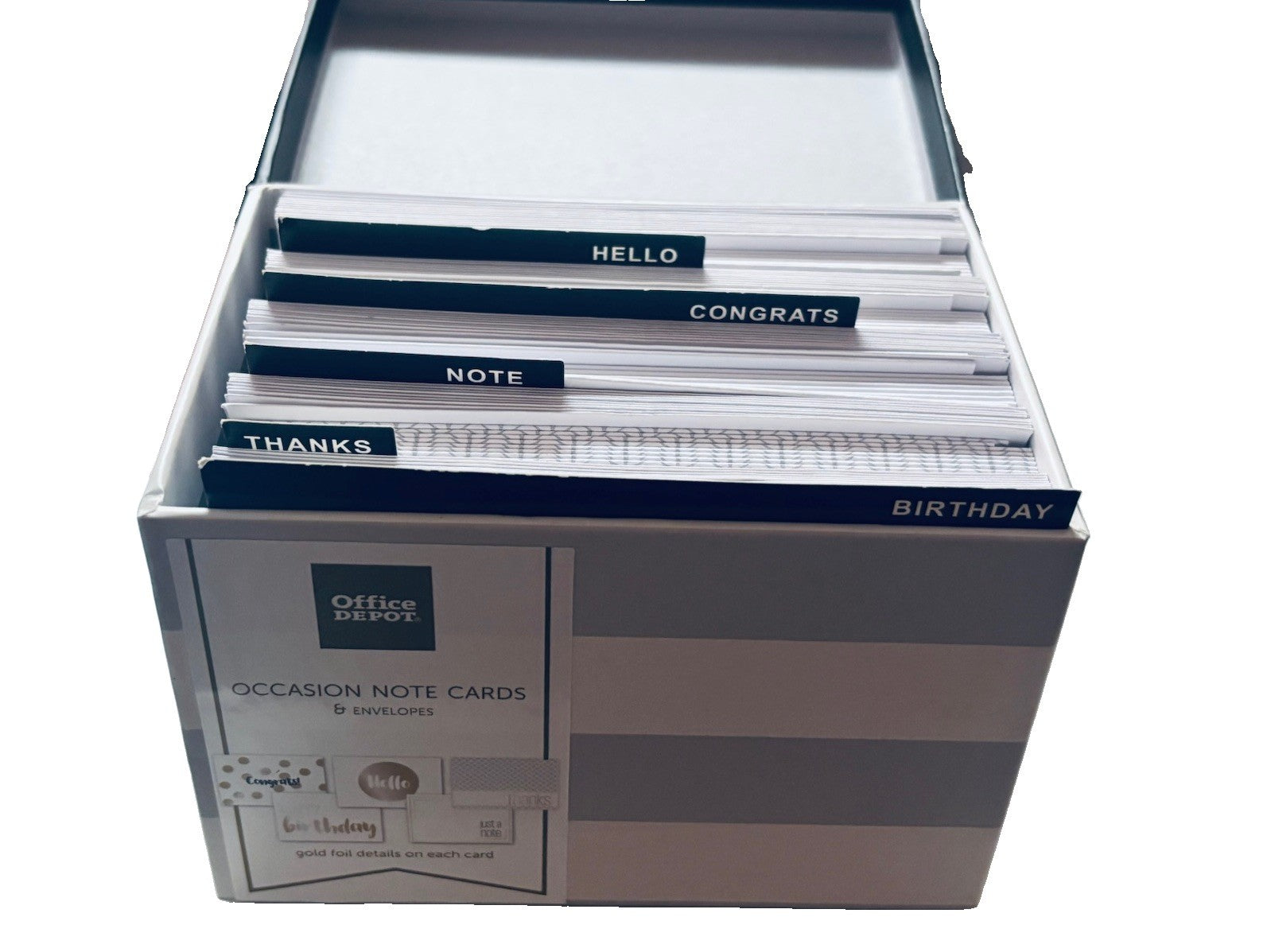 *Elegant Occasion Note Cards & Envelopes (50 A1 Folded Cards) in Storage Box.