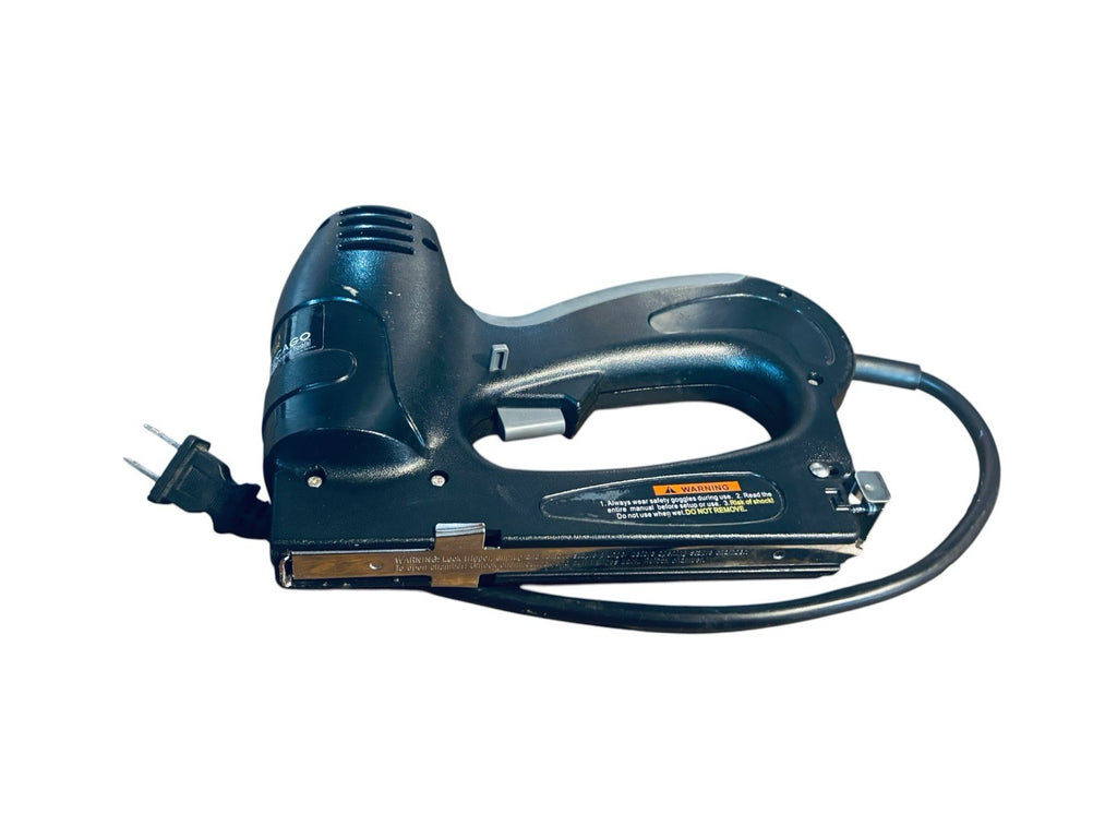 Chicago 3-in-1 Electric Stapler Nailer, Black, Works Great