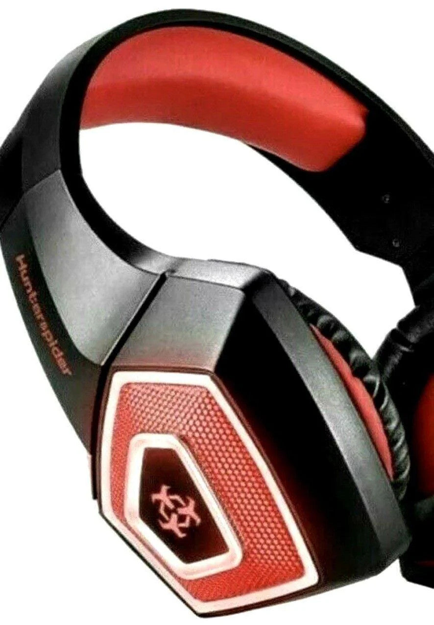 *PRO GAMING HEADPHONES RGB 3.5mm 4Pin-V-1, w/Backlight HUNTERSPIDER