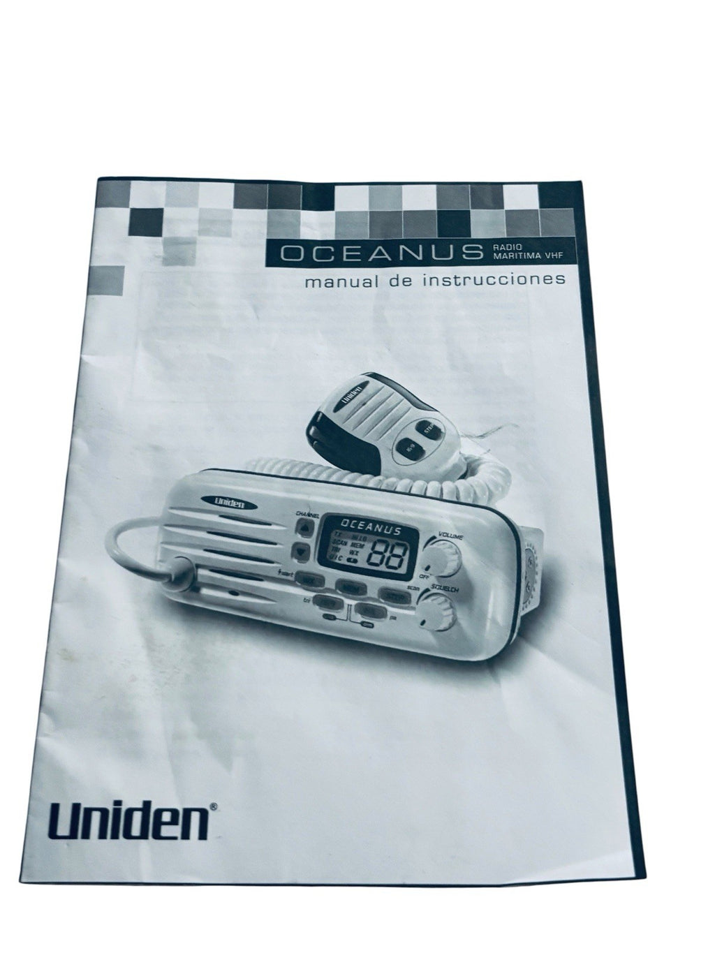 *Uniden Solara BK Compact VHF Marine Radio Model: OCEANUS-bk with Manual NEW