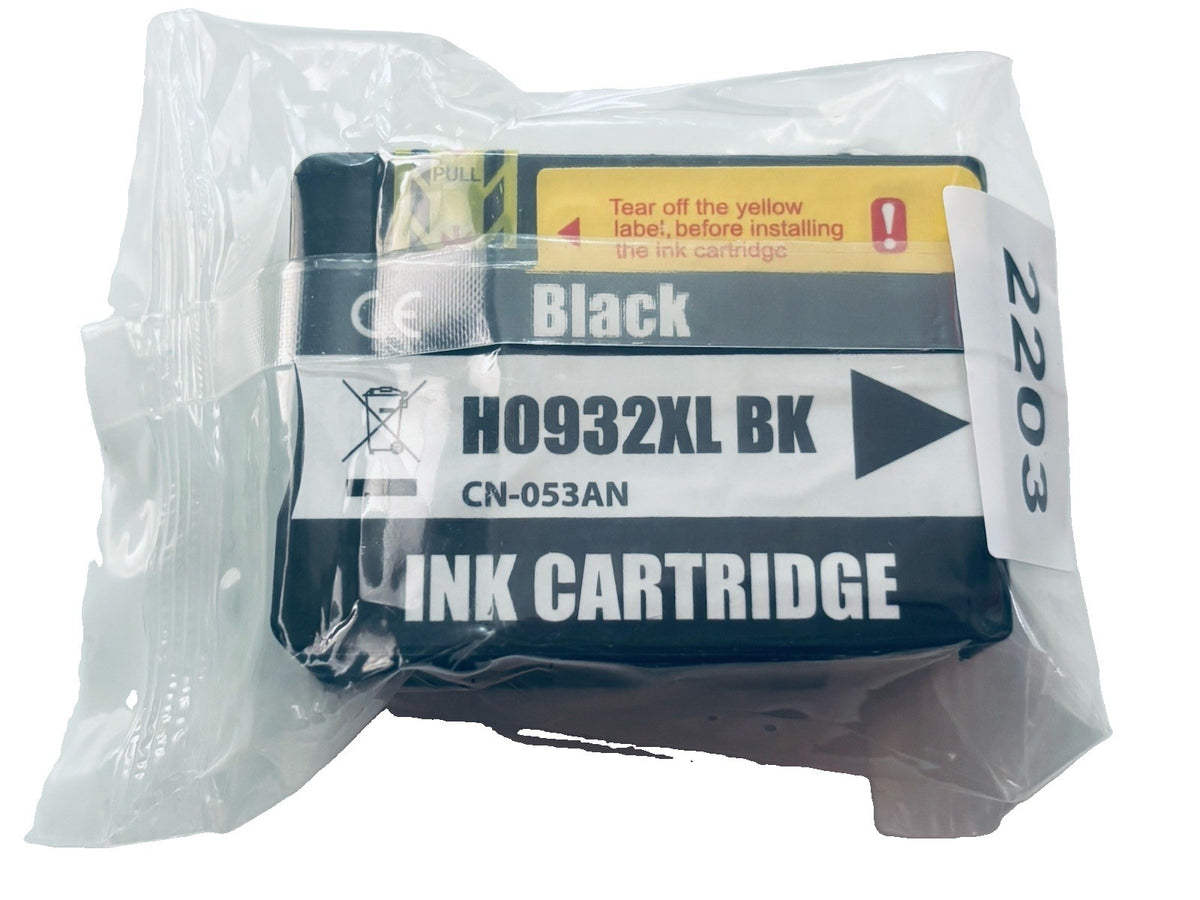 *SEALED Black High Yield Replacement Ink Cartridge CN-053AN H0932XL HP 932XL