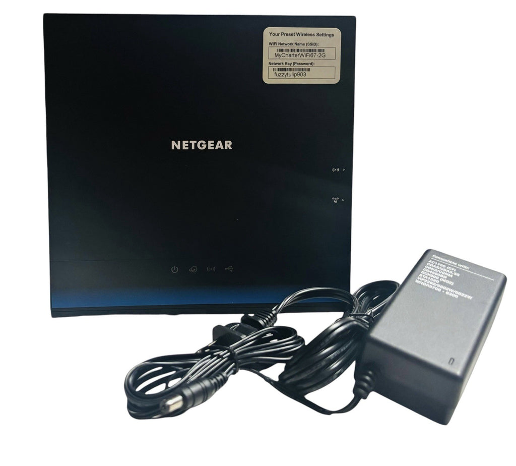 Netgear R6300 Smart WIFI Router Model R6300V2 With Adapter & Lan Cable Tested