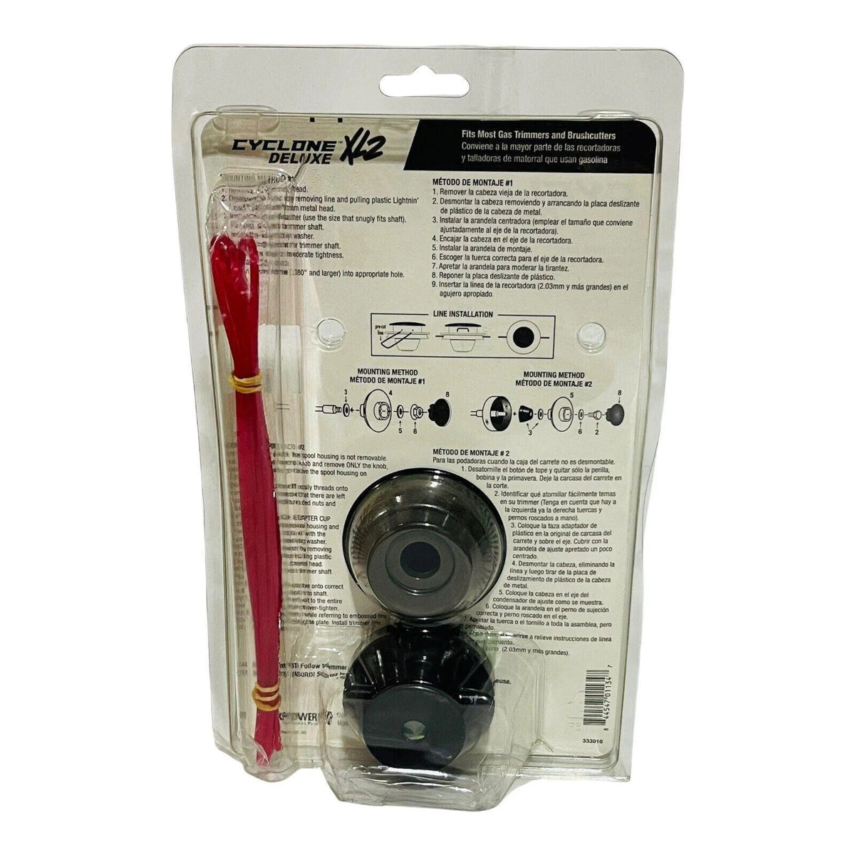 *Trimmer Head Cord 333916 Cyclone XL2 For Gas Powered Trimmers 6B - MAXPOWER/NEW