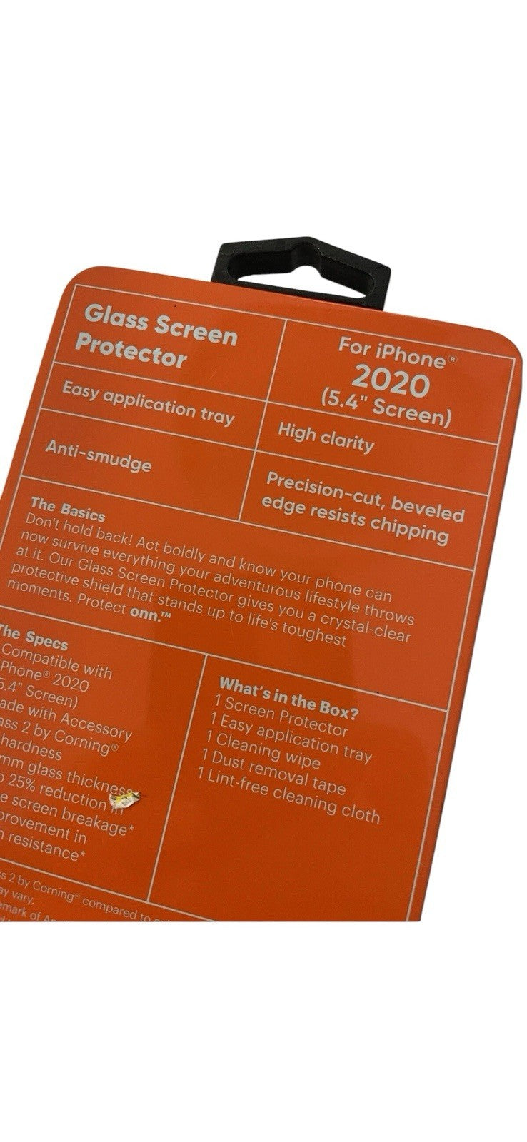 Protect Onn Glass Screen Protector for iPhone 2020 ( 5.4 in. Screen)