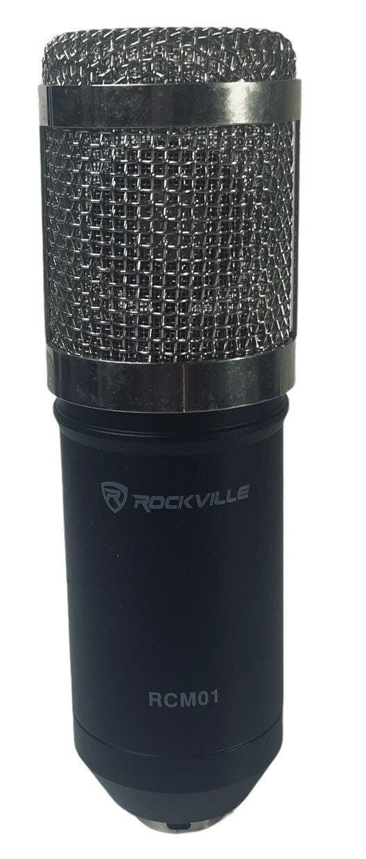 RECORDING CONDENSER MICROPHONE & SOLO-CAST BOOM ARM/Rockville RCM1, Pro STUDIO