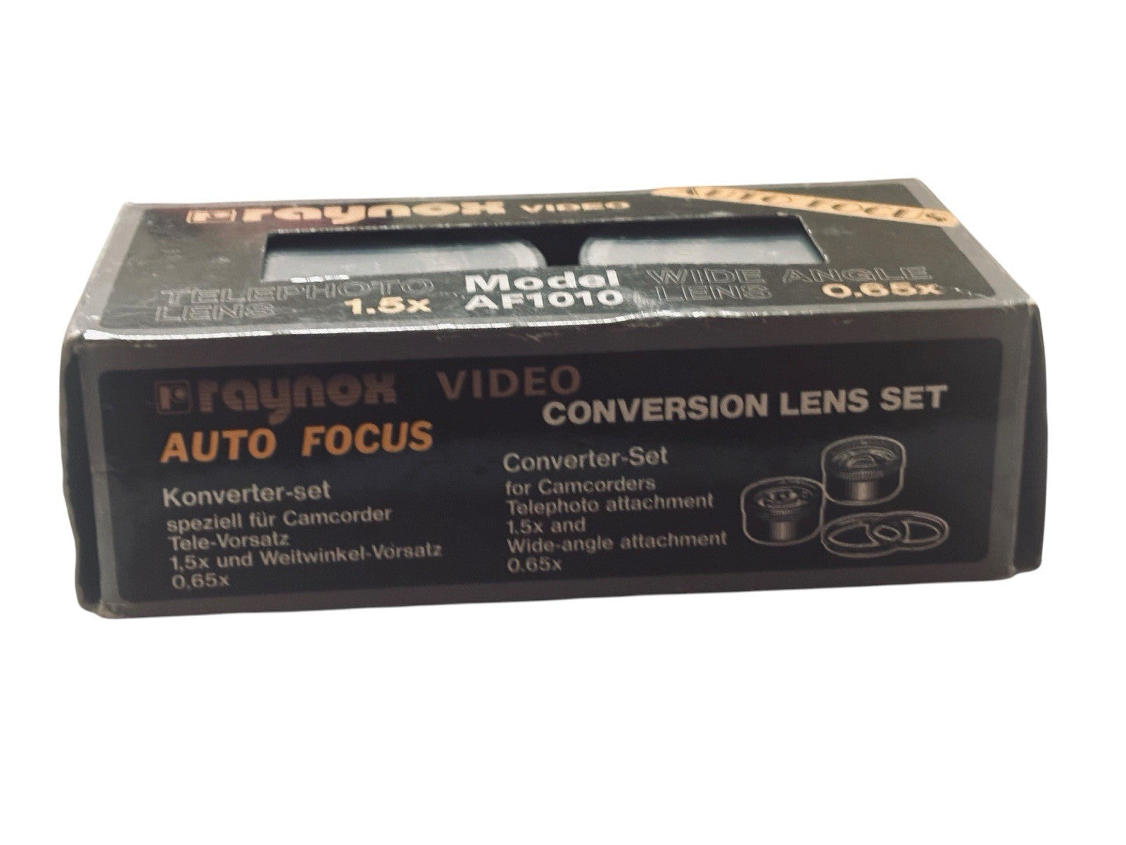 RAYNOX AF1010 Tele Wide Video Kit Auto Focus 0.65x 1.5x Telephoto Lens Camcorder