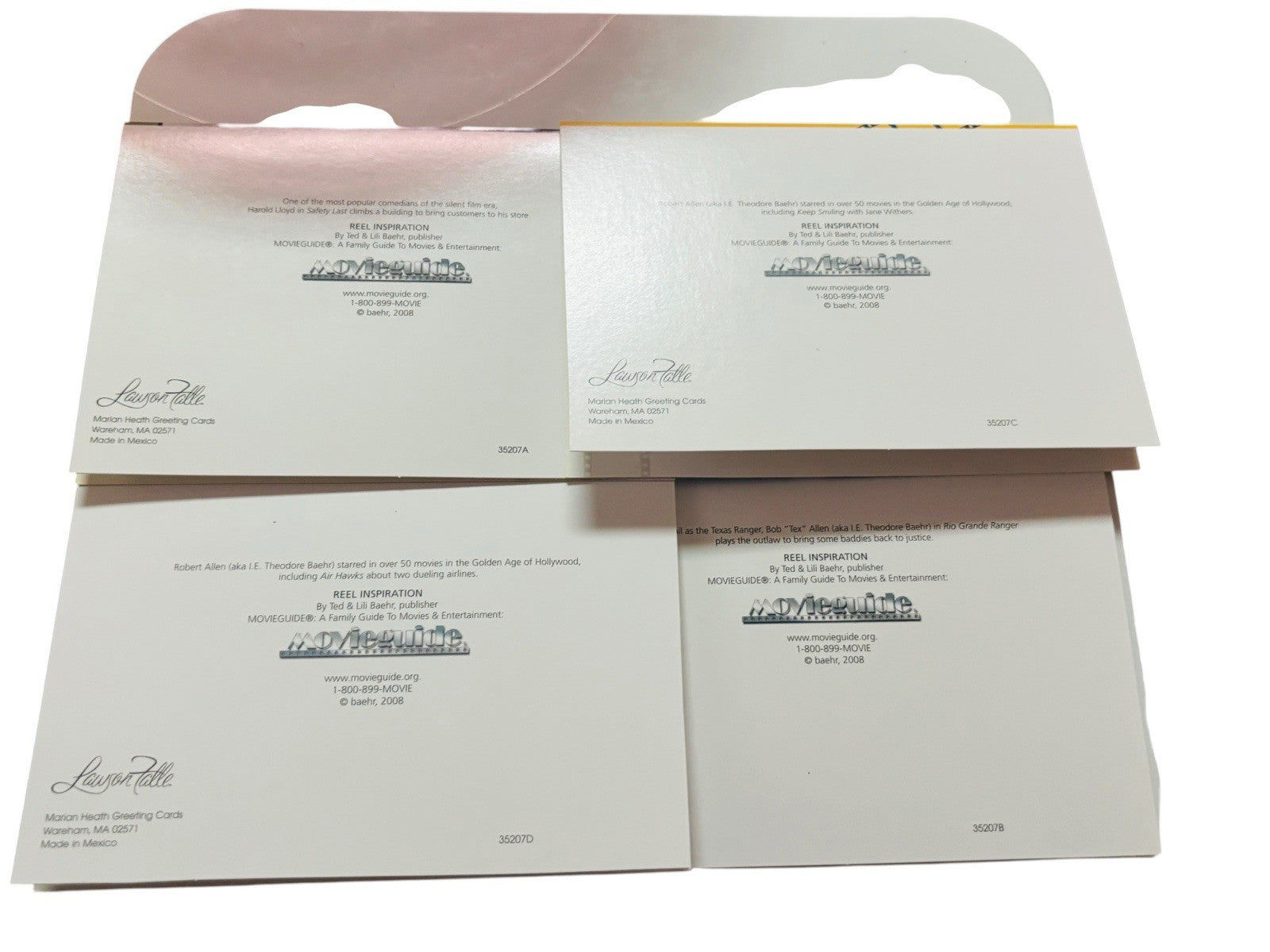 *Inspiration Scriptures Birthday Cards & Envelopes SET of 12 By Lawson Falle