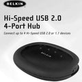 *USB 2.04 Port Hub High Speed F5U234V Compatible w/Windows 98 SE-2000 XP, Belkin