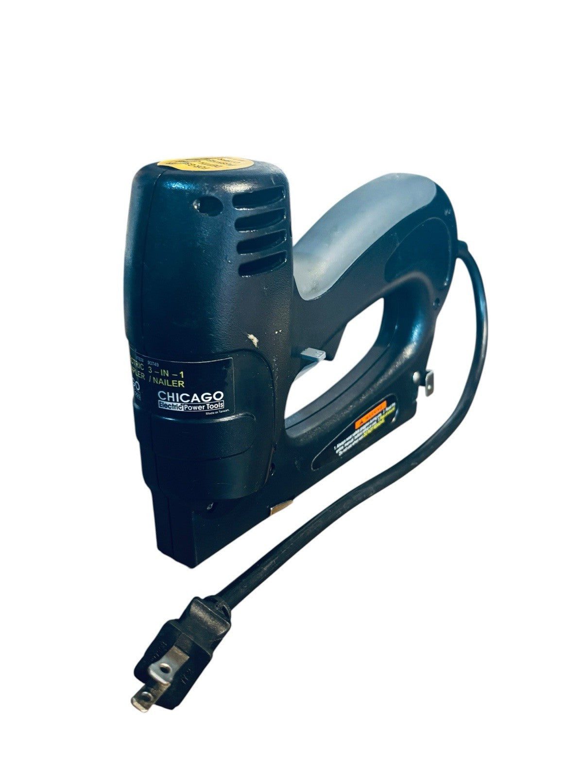 Chicago 3-in-1 Electric Stapler Nailer, Black, Works Great