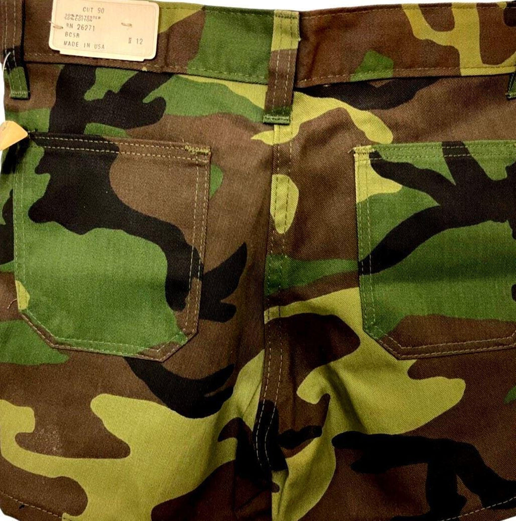 Camouflage Shorts CHILD Size 12 - Waist 13'' Made In USA ~ NEW