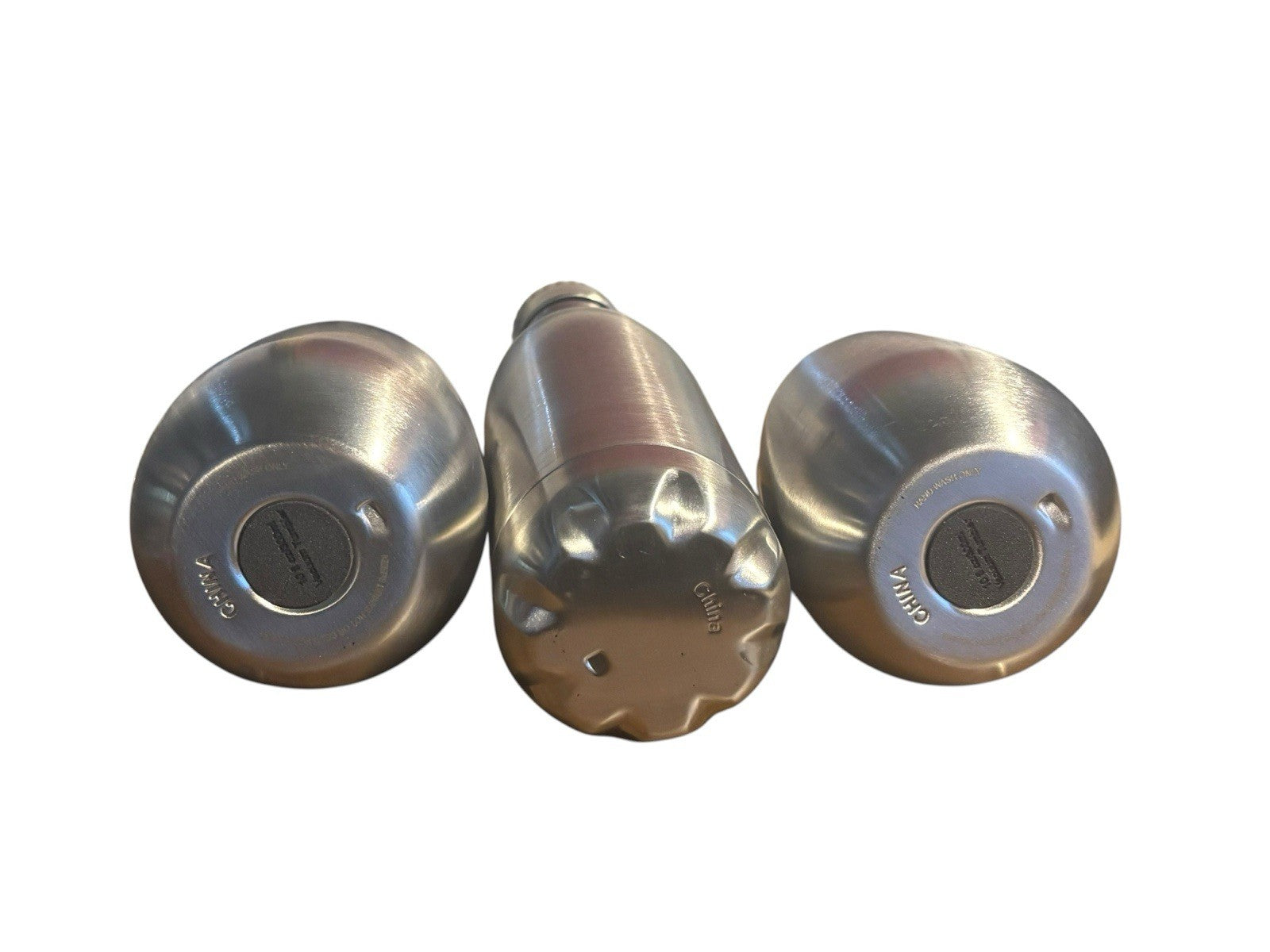 * Stainless Steel Vacuum 16oz Bottle with 2-10oz. Cups "QUES" Logo