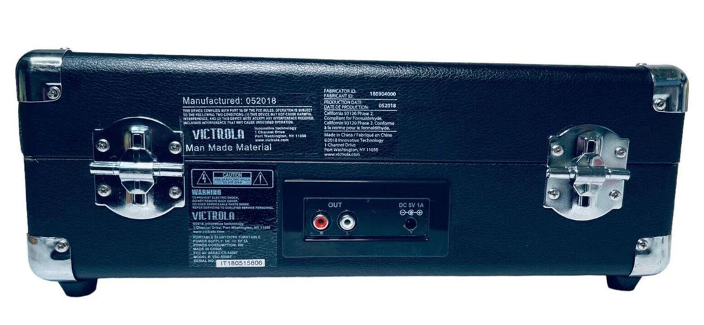 3-Speed Stereo Turntable - Black - Victrola VSC-550BT-BK - PARTS ONLY