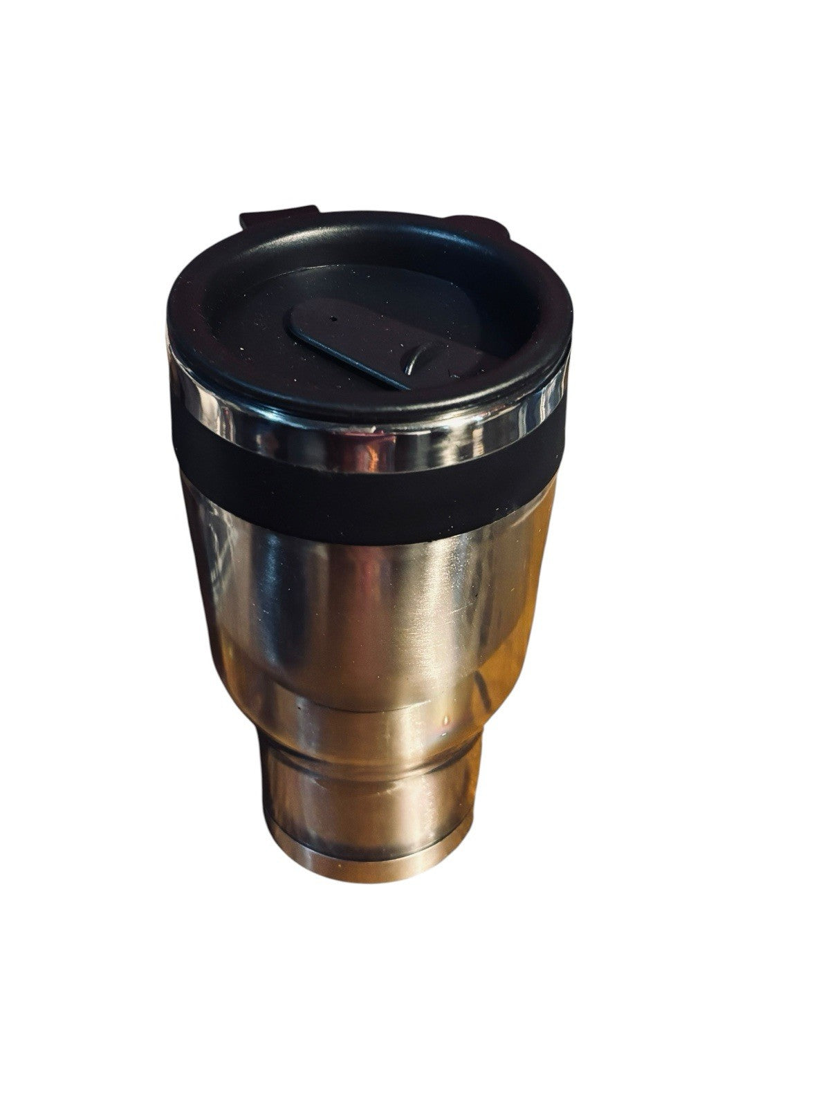 *Home  Accents Blue Stainless Steel Travel Mug 16oz Hot or Cold with DC Adapter