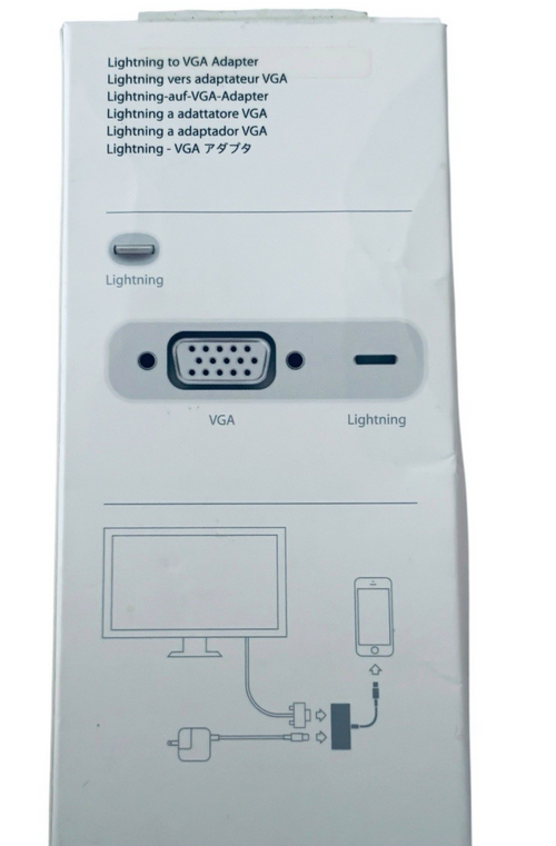 *Apple MD825AM/A Lightning to VGA Adapter