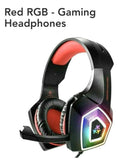 *PRO GAMING HEADPHONES RGB 3.5mm 4Pin-V-1, w/Backlight HUNTERSPIDER