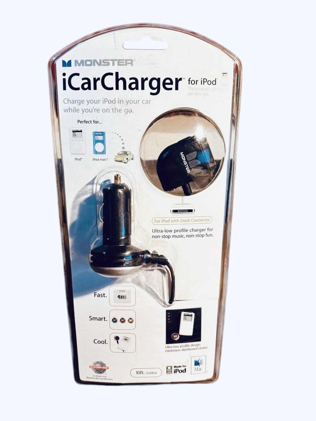 *Monster iCarCharger for iPod 10ft
