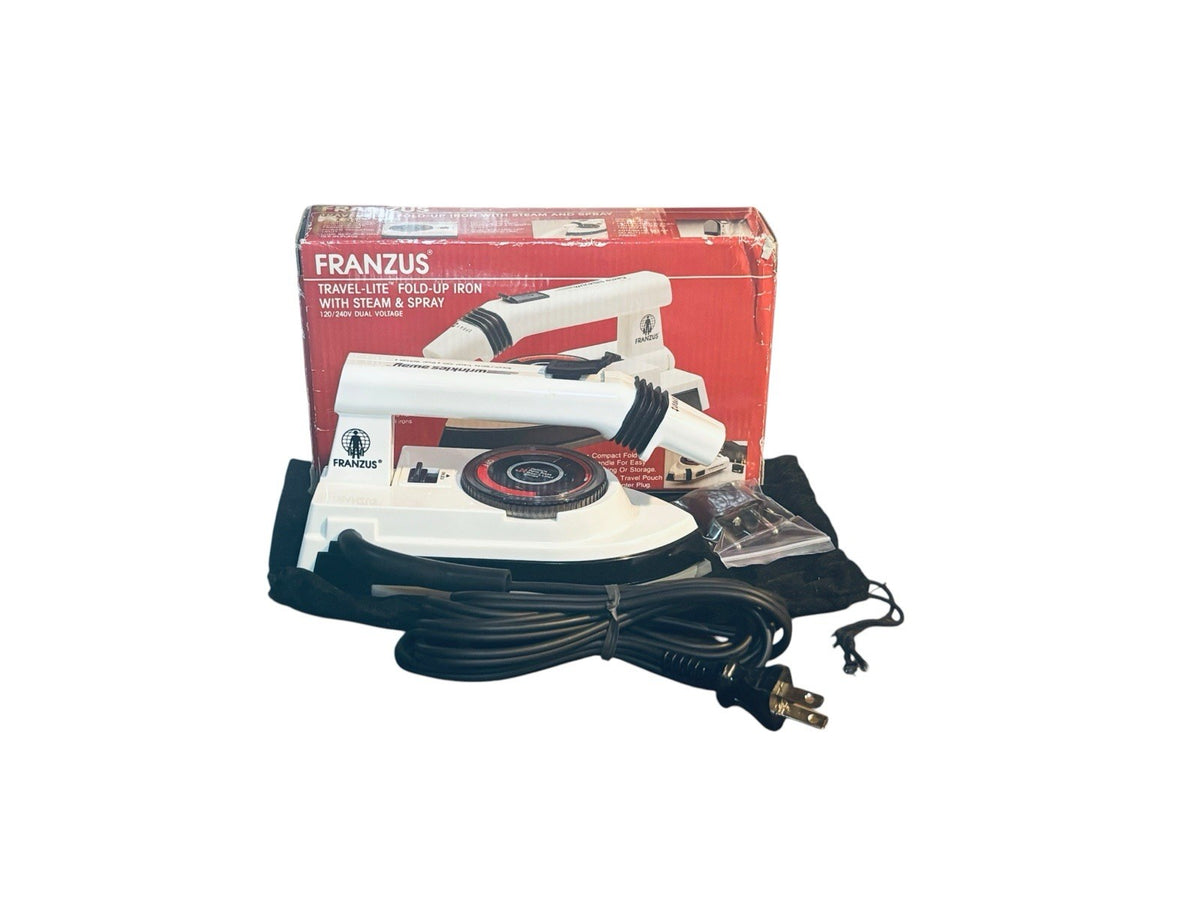 Franzus Travel Lite Fold Up Iron Steam And Spray Model LT15 120V/240V