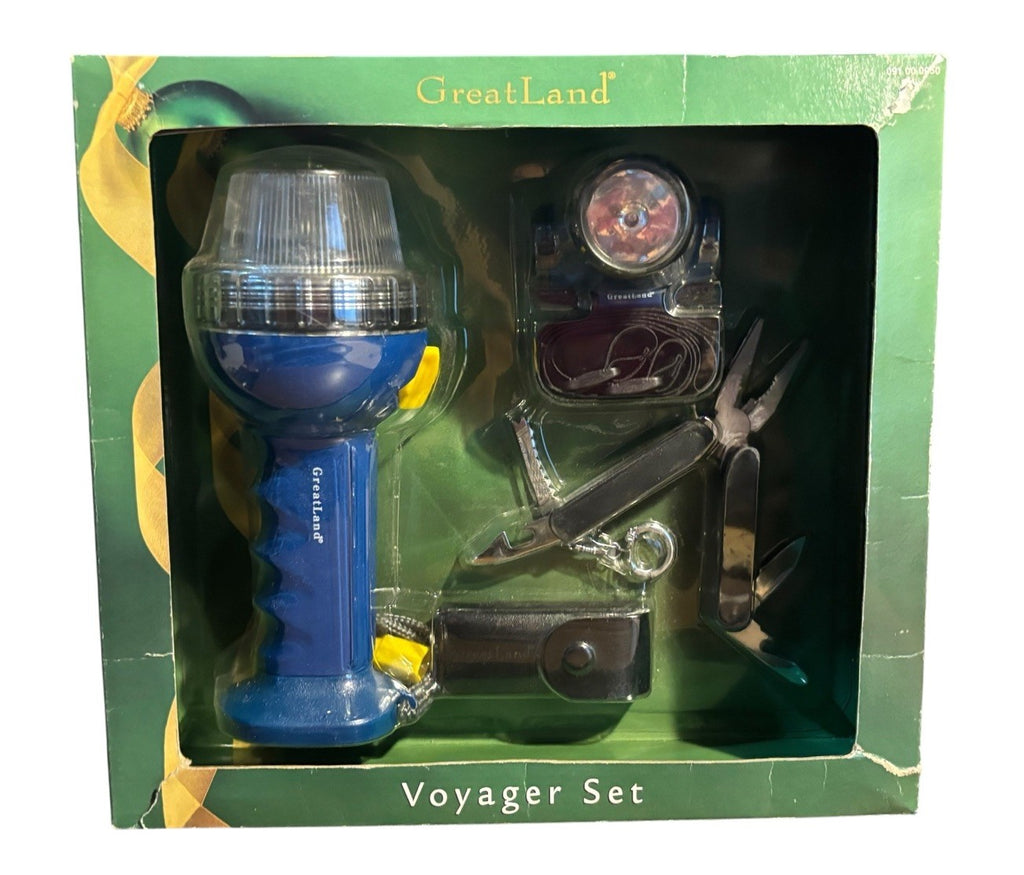 *GreatLand Voyager Set Floating Lantern, Head Lamp & Stainless Steel Multi Tool
