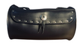 *Motorcycle Saddlebag FRONT HANDLE LEATHER L 15.5 X H 5 X R 27.5 W/Straps