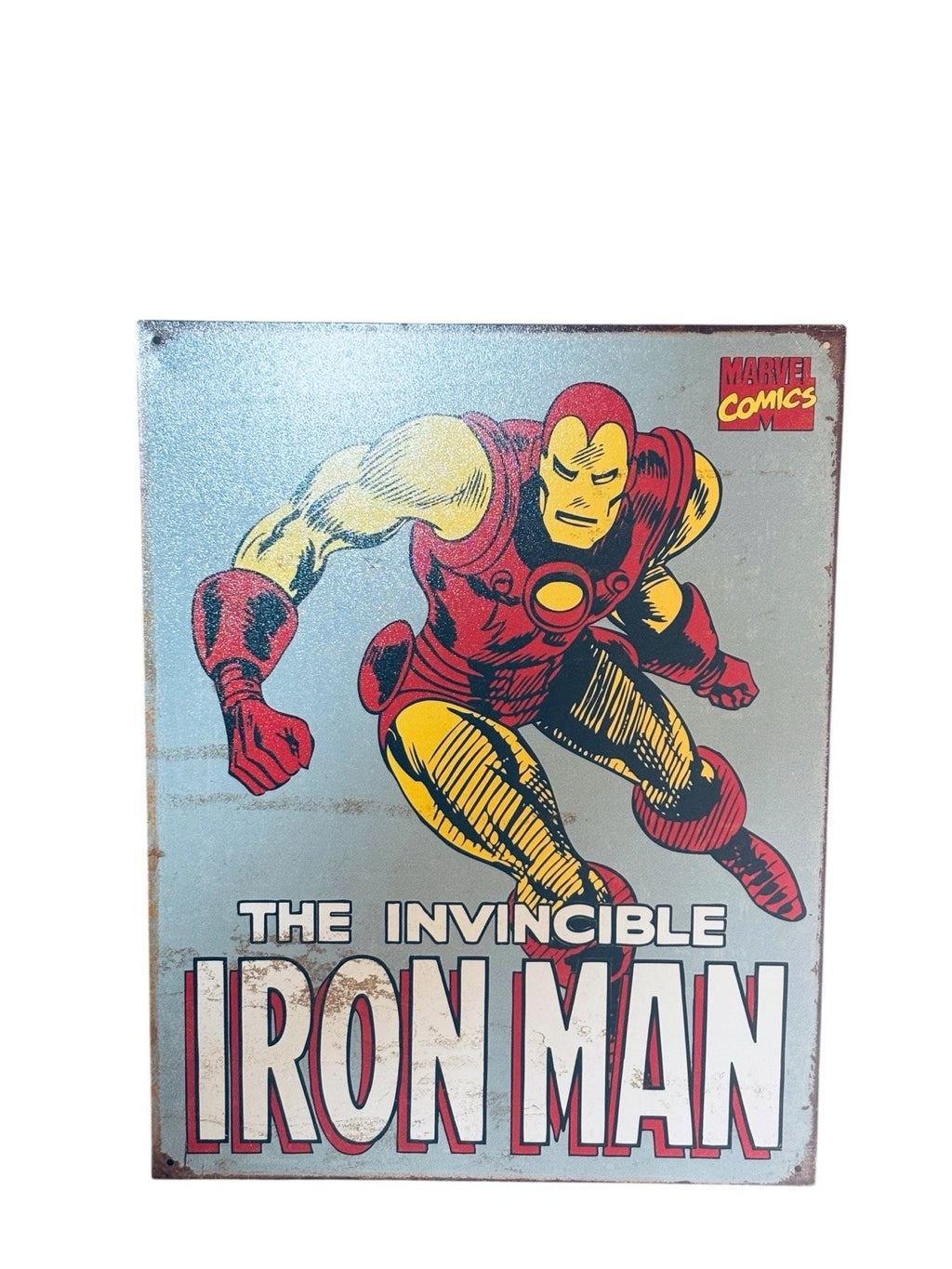 Marvel Comics The Invincible Iron Man Tin Metal Sign