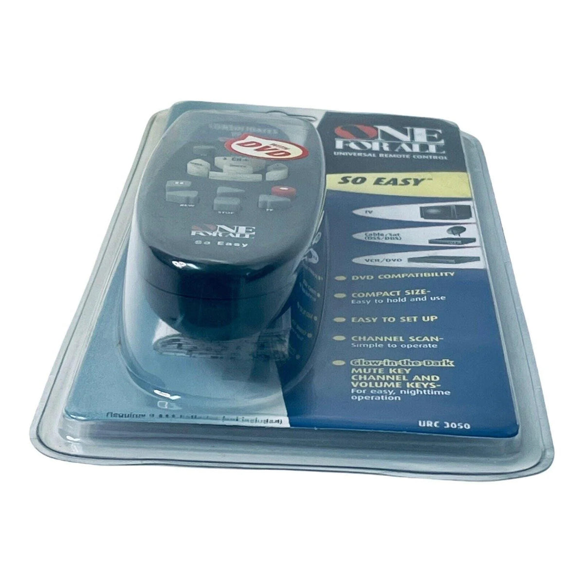 UNERVALSAL REMOTE CONTROL ONE FOR ALL "CONSOLIDATES UP TO 3 REMOTE" BRAND NEW