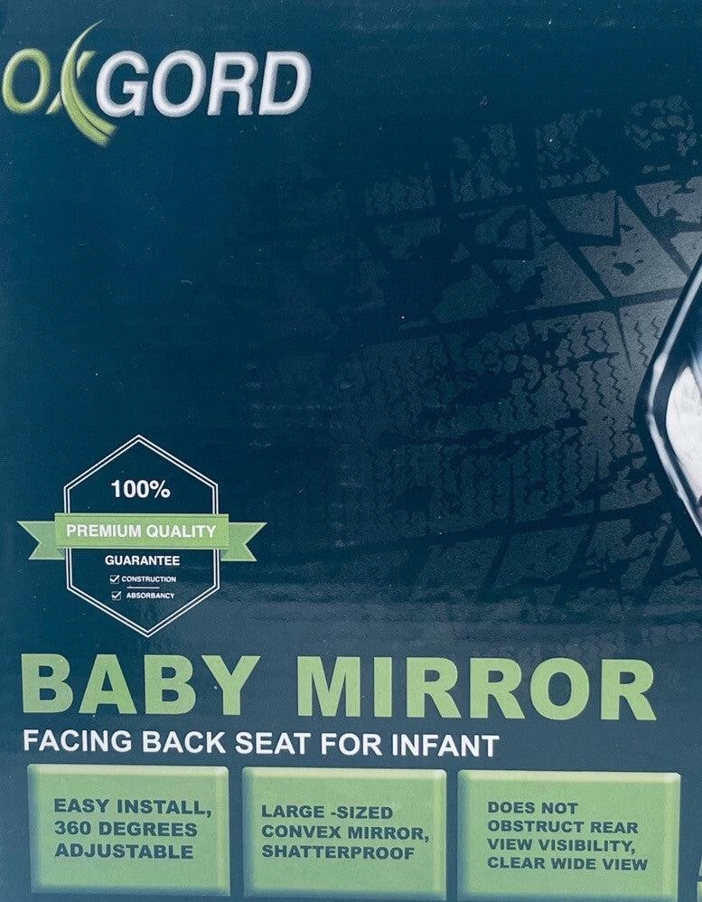 *AUTO BABY MIRROR FACING BACKSEAT FOR INFANT (1-PEICE) OXGORD NEW/FACTORY SEALED